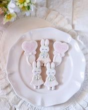 画像をギャラリービューアに読み込む, <プレゼントに>うさぎちゃんとハートメッセージセット(2枚)|Chatty-sweets(チャティースイーツ)