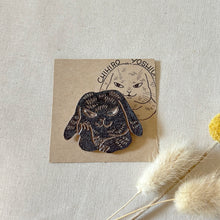 画像をギャラリービューアに読み込む, ブローチ うさぎ D|ヨシウラチヒロ