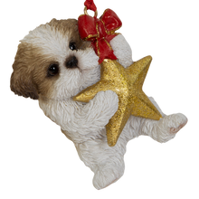 画像をギャラリービューアに読み込む, 星を抱えるシーズーオーナメント|WooBia(ウービア)
