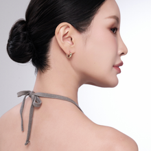 画像をギャラリービューアに読み込む, Drop Curve Hoops Pierce|Lyvi(ライヴィ)