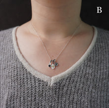 画像をギャラリービューアに読み込む, Three Top Necklace / Silver925 chain|soiesoie(ソワソワ)