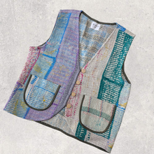 画像をギャラリービューアに読み込む, vintage kantha vest #4|ananyaユイイツムニ(アナンヤユイイツムニ)