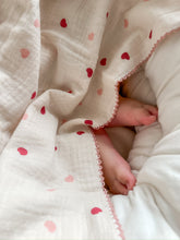画像をギャラリービューアに読み込む, Velvet heart -Organic cozy blanket/4重ガーゼ|Bébémoose (ベベムース)