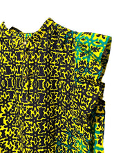 画像をギャラリービューアに読み込む, LADIES | アシメノースリーブフリルブラウス S〜M size -01|ADEGO -African Fabric apparel- (アデゴアフリカンファブリックアパレル)