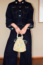 画像をギャラリービューアに読み込む, bucket drawstring bag<Apricot Tulip>|Cherry on top(チェリーオントップ)