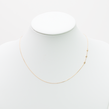 画像をギャラリービューアに読み込む, 333 アシメネックレスチェーン 45cm K18イエローゴールド|moonsunseek333(ムーンサンシーク)