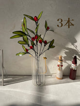 画像をギャラリービューアに読み込む, 赤い実のヤドリギ|wire art Niko(ワイヤーアートニコ)