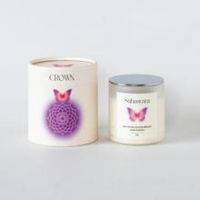 画像をギャラリービューアに読み込む, 【ウッド芯】第7チャクラキャンドル【CROWN】|eight(エイト)