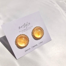 画像をギャラリービューアに読み込む, semicircleオレンジピアス/イヤリング|mi-style(ミースタイル)