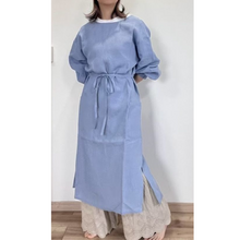 画像をギャラリービューアに読み込む, 上質リネンの前結び割烹着|かっぽう着屋(カッポウギヤ)