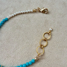 画像をギャラリービューアに読み込む, 【ブレスレット】爽やかなターコイズブルーで彩る春夏の輝きブレスレット|ERIKOART(エリコアート)