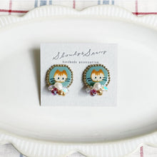 画像をギャラリービューアに読み込む, ねこイヤリング 茶白ねこ|slowly&starry(スローリーアンドスターリー)
