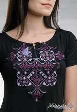 画像をギャラリービューアに読み込む, 刺繍入りT-シャツ|Ukrainian Embroidery Wear ”Mavka”(ウクライナシシュウノアパレル マウカ)