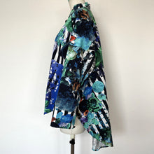 画像をギャラリービューアに読み込む, Manteau shirt E - マントシャツE白黒ストライプ|Merci DIEU(メルシーデュー)