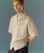 画像をギャラリービューアに読み込む, Fresh Check Seersucker Open-Collar Shirt (POPUP限定)|MODE COMMUTER(モードコミューター)