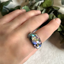 画像をギャラリービューアに読み込む, シェルモザイクリング|aono earcuff and design(アオノイヤーカフアンドデザイン)