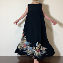 画像をギャラリービューアに読み込む, 着物リメイク フレアワンピース|komomo(コモモ)