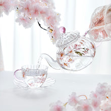 画像をギャラリービューアに読み込む, 春をそっと閉じ込めた桜ティーセット(耐熱ガラス)|Blanche Neige By ちょこにゃん(ブランシュネージュバイチョコニャン)