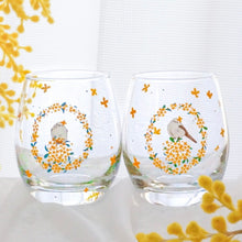 画像をギャラリービューアに読み込む, 金木犀とシマエナガの花びら舞うグラス|Blanche Neige By ちょこにゃん(ブランシュネージュバイチョコニャン)