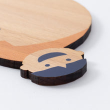 画像をギャラリービューアに読み込む, どうぶつのお友達、木製プレート&コースター【こども】|Ten&O