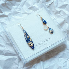 画像をギャラリービューアに読み込む, 絵画の雫|クリムト|接吻|ベートーヴェンフリーズ|ユディト|水蛇|ピアス|イヤリング|アシンメトリー|PERTIKAmignon(ペルチカミニョン)