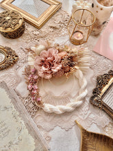 画像をギャラリービューアに読み込む, くすみピンクのカラーしめ縄|flowers luciole(フラワーズ ルシオール)