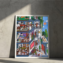 画像をギャラリービューアに読み込む, 26匹の柴犬が集まるインダストリアルな集合住宅|yoshie moriuchi ARTWORKS(ヨシエモリウチアートワークス)