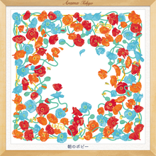 画像をギャラリービューアに読み込む, 「今日のポピー」のスカーフ|ARAMA TOKYO(アラマトーキョー)