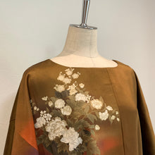 画像をギャラリービューアに読み込む, 着物リメイク ケープ袖ワンピース|komomo(コモモ)
