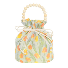 画像をギャラリービューアに読み込む, bucket drawstring bag<Apricot Tulip>|Cherry on top(チェリーオントップ)