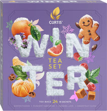 画像をギャラリービューアに読み込む, CURTIS(カーティス)ウィンターティーセット(パープル) 4種類 紅茶アソート(24枚入り)