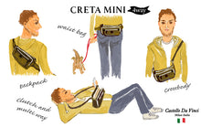 画像をギャラリービューアに読み込む, CRETA Mini 4Ways Multi Body Bag / クレタ ミニ 4ウェイ マルチ ボディ バッグ|Castello Da Vinci(カステロダヴィンチ)
