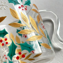 画像をギャラリービューアに読み込む, クリスマスホーリー 耐熱グラス|RYUEN(リュウエン)