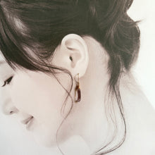 画像をギャラリービューアに読み込む, 天然石縦長しずくピアス|beads room mimo(ビーズルームミモ)