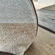 画像をギャラリービューアに読み込む, 手紡ぎ茶綿ポーチ ドーム型|Soiry(ソイリー)