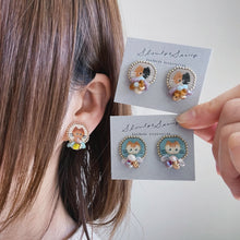 画像をギャラリービューアに読み込む, ねこイヤリング 三毛猫|slowly&starry(スローリーアンドスターリー)