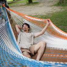 画像をギャラリービューアに読み込む, クイーンベッドハンモック 彩(Queen Bed Hammock)手編み|caravel works(カラベルワークス)