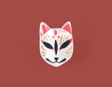 画像をギャラリービューアに読み込む, 狐面 ピンバッジ・アンブレラマーカー|HONAMIRUKA(ホナミルカ)