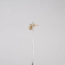 画像をギャラリービューアに読み込む, キラキラパヴェボールとツヤツヤゴールドボールのコンビピアス|BLANCHE NEIGE(ブランシュネージュ)