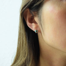 画像をギャラリービューアに読み込む, Blue copper turquoise heart pierce|MARIA JEWELRY(マリアジュエリー)