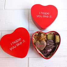 画像をギャラリービューアに読み込む, バレンタイン限定ハート缶 卵不使用米粉クッキー|やまのさんち