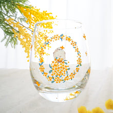画像をギャラリービューアに読み込む, 金木犀とシマエナガの花びら舞うグラス|Blanche Neige By ちょこにゃん(ブランシュネージュバイチョコニャン)