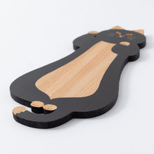 画像をギャラリービューアに読み込む, 猫雑貨・木製プレート&コースター【ねこまみれロング 来福招福】|Ten&O Art+Craft(テンアンドオー アートクラフト)