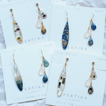 画像をギャラリービューアに読み込む, 絵画の雫|クリムト|接吻|ベートーヴェンフリーズ|ユディト|水蛇|ピアス|イヤリング|アシンメトリー|PERTIKAmignon(ペルチカミニョン)