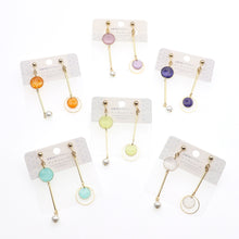 画像をギャラリービューアに読み込む, 美濃和紙のイヤリング/ピアス・丸アシメ|マッチュルーム