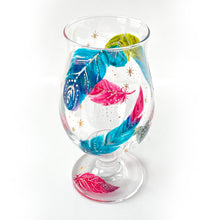 画像をギャラリービューアに読み込む, カラフルなフェザーが舞うグラス|RYUEN(リュウエン)