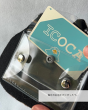 画像をギャラリービューアに読み込む, 羊毛フェルトのおひるね猫パスケース なかよし 茶トラ ハチワレ |たろじろ