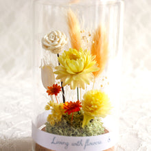 画像をギャラリービューアに読み込む, ドライフラワーのフラワーボトル*Yellow|Luna et Lily(ルナエリリ)