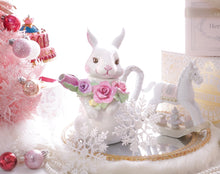 画像をギャラリービューアに読み込む, 世界でひとつだけのうさぎの花束ティーポット|Blanche Neige By ちょこにゃん(ブランシュネージュバイチョコニャン)