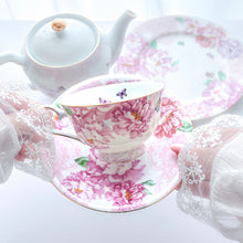 画像をギャラリービューアに読み込む, 芍薬華やぐティーカップソーサー|Blanche Neige By ちょこにゃん(ブランシュネージュバイチョコニャン)